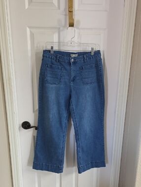 Wide Leg Cropped (L) Kick Flare Jeans